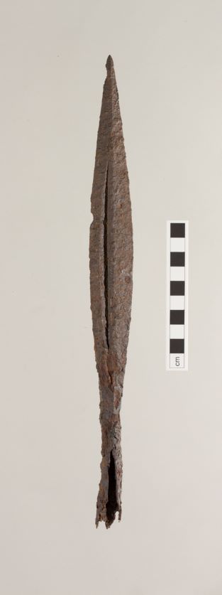 Anglo-Saxon spear head from Grange Farm